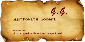 Gyurkovits Gobert névjegykártya